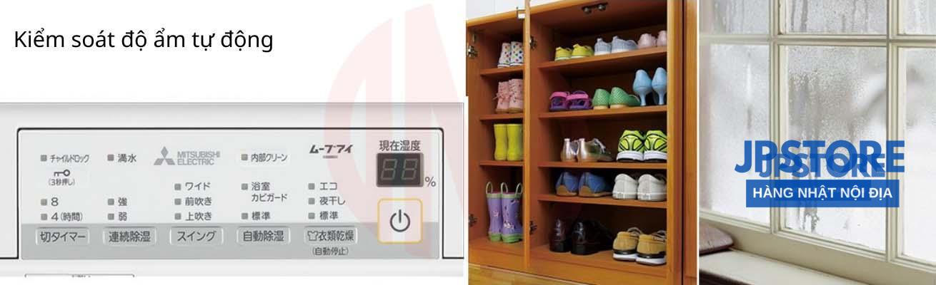 Máy hút ẩm Mitsubishi MJ-M100TX-W